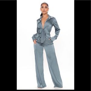 Satin jumpsuit